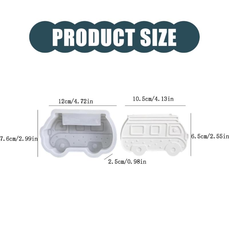Bus Shape Flower Pots Molds Silicone Molds Plasters Molds Epoxy Resin Molds Castings Molds Succulents Plant Molds