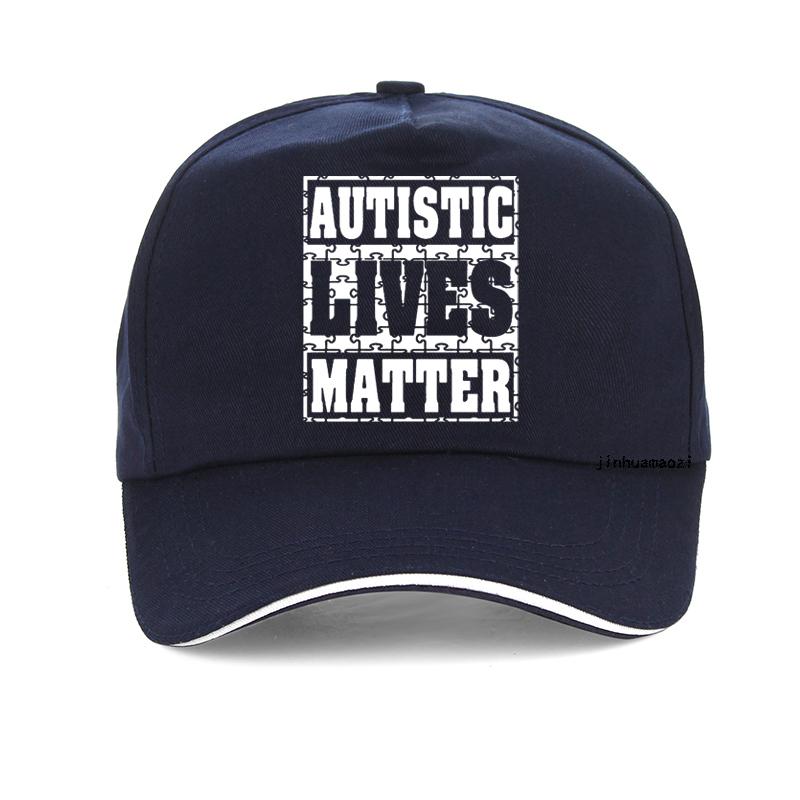 Lustiger Autistisches Leben Zählt Unisex Hut Autismus Bewusstsein Baseballkappe Grafikdruck Männer Frauen Outdoor Sonnensnapback Hut Gorras