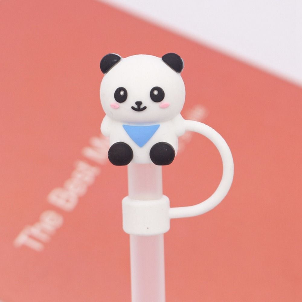 Reusable Drinking Dust Cap Dust-proof Straw Tips Cover New Silicone Straw Plug  Bottle