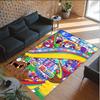 Personalized Crystal Velvet Carpet Custom Name Text,The Amazing Digital Circus Anti Slip Area Rug For Home Decoration