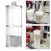 Makeup Organizer Case Cotton Pad Swab Creative Clear Plastic Storage Holder