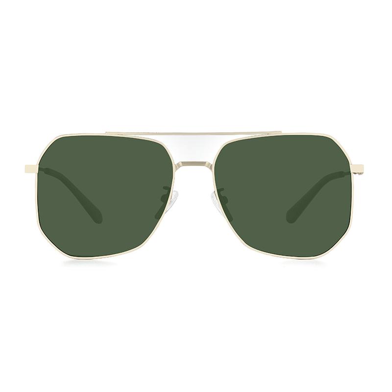 Calvin Klein Polarized Ultra-Light Double Beam Driving Travel Sunscreen UV Protection Sunglasses Irregular Shape Unisex sunglasses CKJ26217SPLB