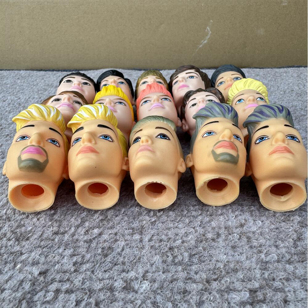 1/6 Boys Doll Heads Prince Ken Heads Solid Boy Head For 30cm Body Kids Boys Girls DIY Toys Birthday Gifts