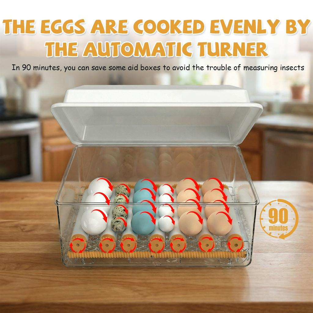 16/36 Egg Incubator for Hatching Chickens, Automatic Egg Turner, Clear Candler for Poultry, Duck, Goose Eggs