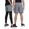 Nike Solid Color Elastic Waist Comfortable Versatile Shorts Kids shorts Gray White DX5382-084