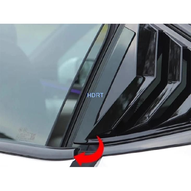 For Changan Deepal L07 2024 + Car Styling Rear Triangular Side Window Louver Glass Blind Cover Protector Decoration Accessories