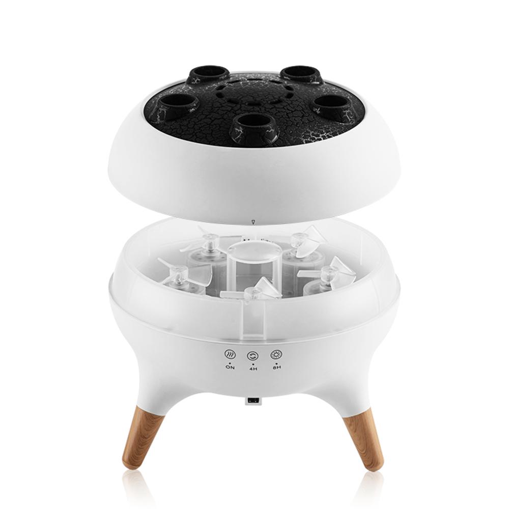 Nuove Luci Ambientali Notturne Colorate con Sfumature Umidificatore Cinetico a Medusa Temporizzato a Due Velocità Serbatoio Acqua Grande Capacità Diffusore di Aroma