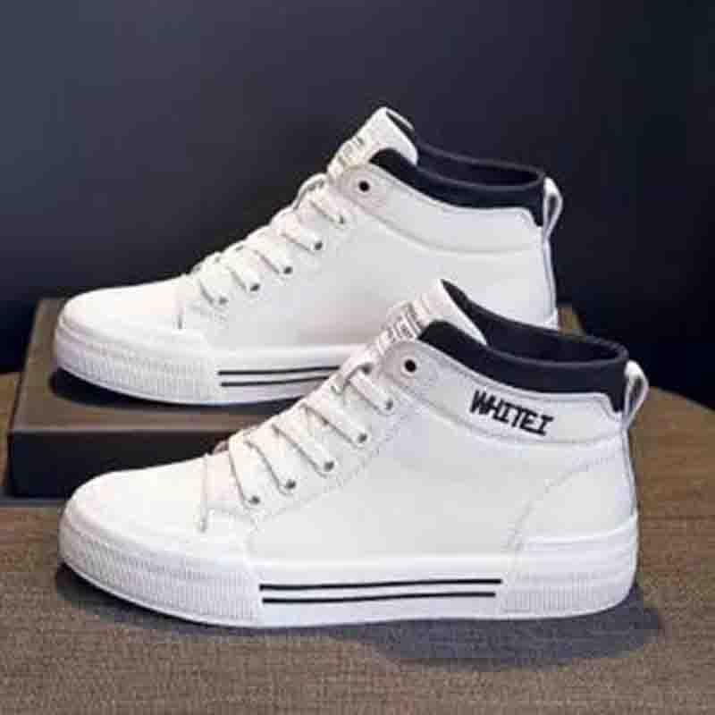 Primavera y Otoño Zapatos Blancos Estilo Callejero Zapatos de Moda Salvaje  Otoño Ocio Deportes High Top Ladies Sneakers comprar a buen precio —  entrega gratuita, reseñas reales con fotos — Joom