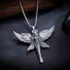Retro Wings Angel Pendant Necklace Men and Women Trendy Cool Jewelry
