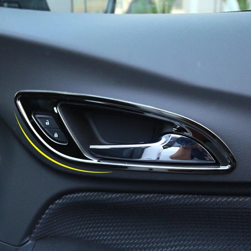 My Good Car Car Styling Cover Protect Stick Trim Door Inner Built Handle Bowl 4pcs For Chevrolet Equinox 2017 2018