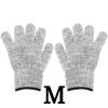 HPPE Level 5 Safety Cut-Resistant Gloves Anti Cut Proof Grey Anti-Cut Level Work Garden Butcher Gardening Handguard Kitchen Tool