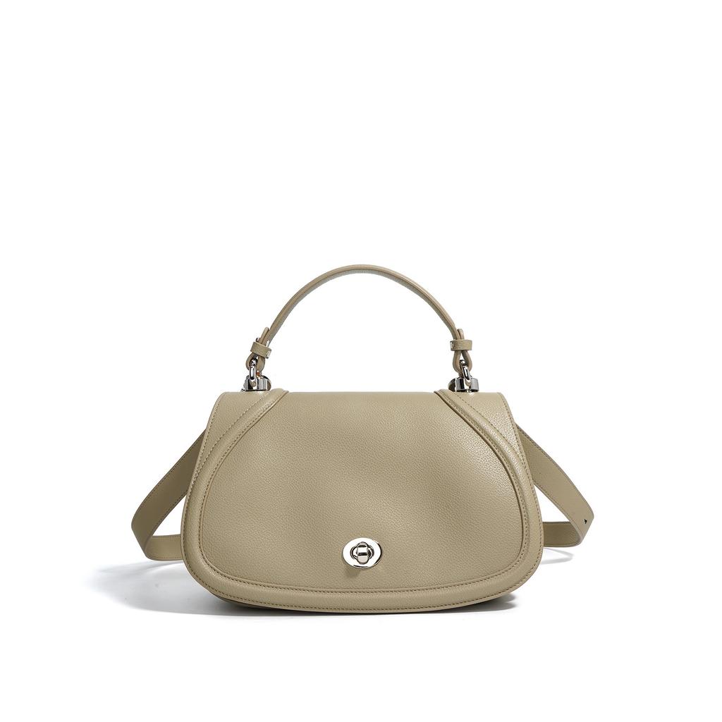 French Niche Handbag, Single-shoulder Crossbody Bag, High-end, Fashionable and Versatile, Retro Saddle Bag