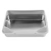 Stainless Steel Cat Litter Box with Lid High Sided Anti Splash Block Odors Easy to Clean Large Size