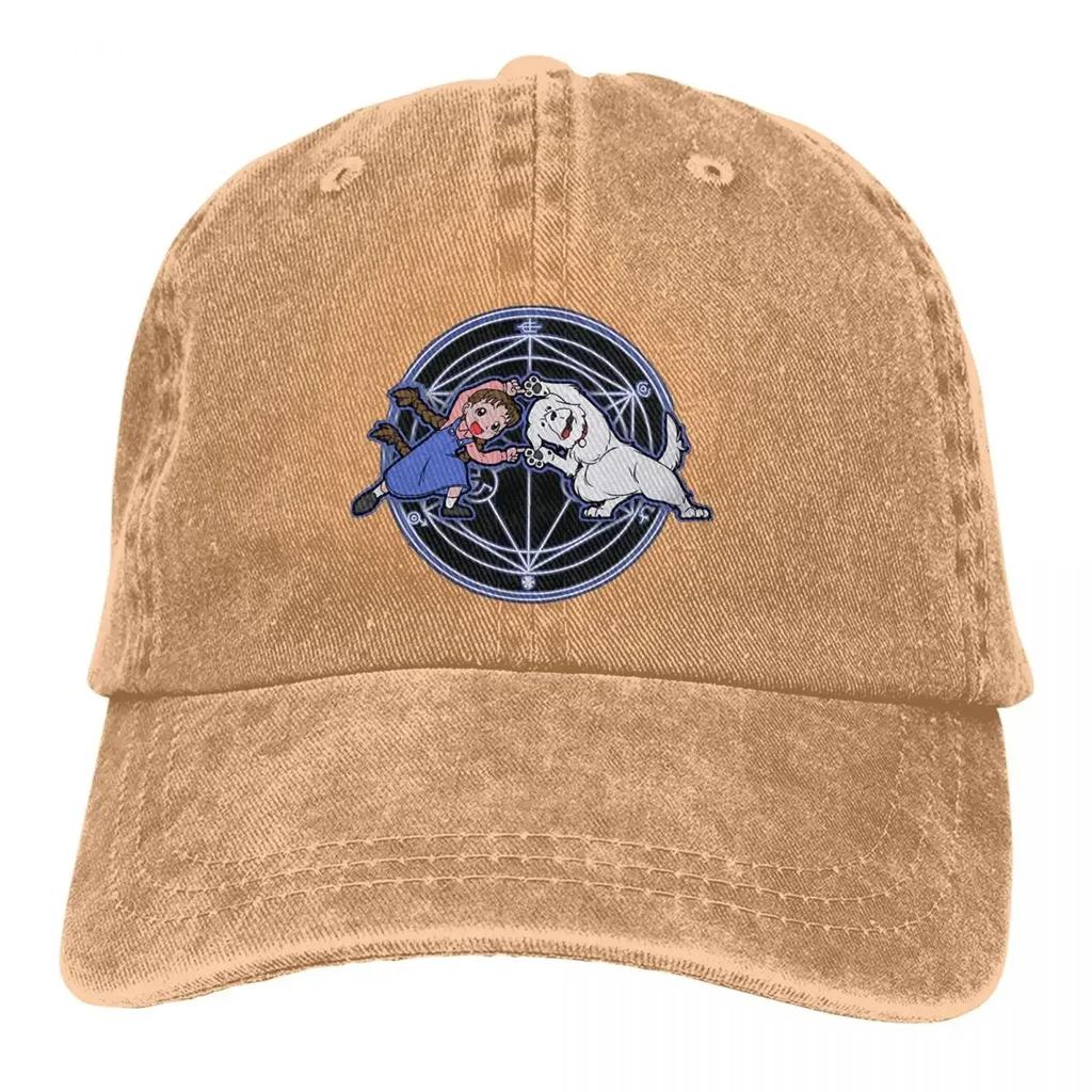 Summer Cap Sun Visor Fusion Hip Hop Caps Fullmetal Alchemist Anime Cowboy Hat Peaked Trucker Dad Hats