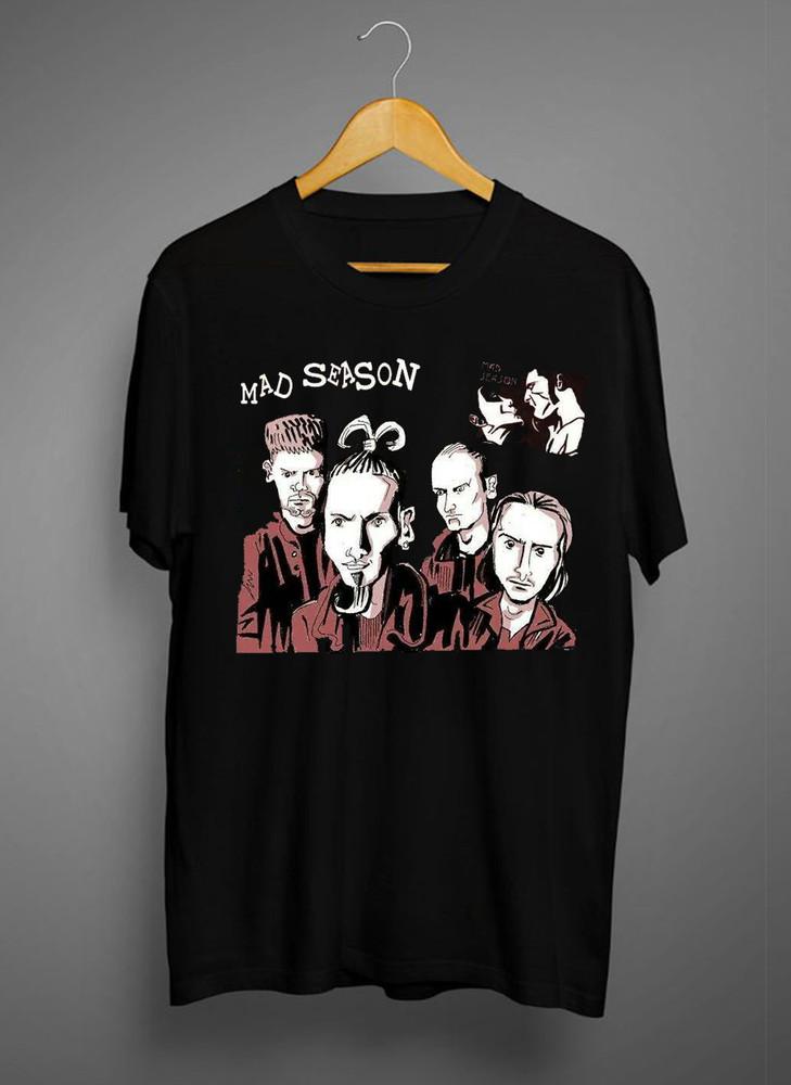 Mad Season Band Album Music Black Tee Unisex TShirt All Size S To 5XL Unisex T-Shirt XXXXL
