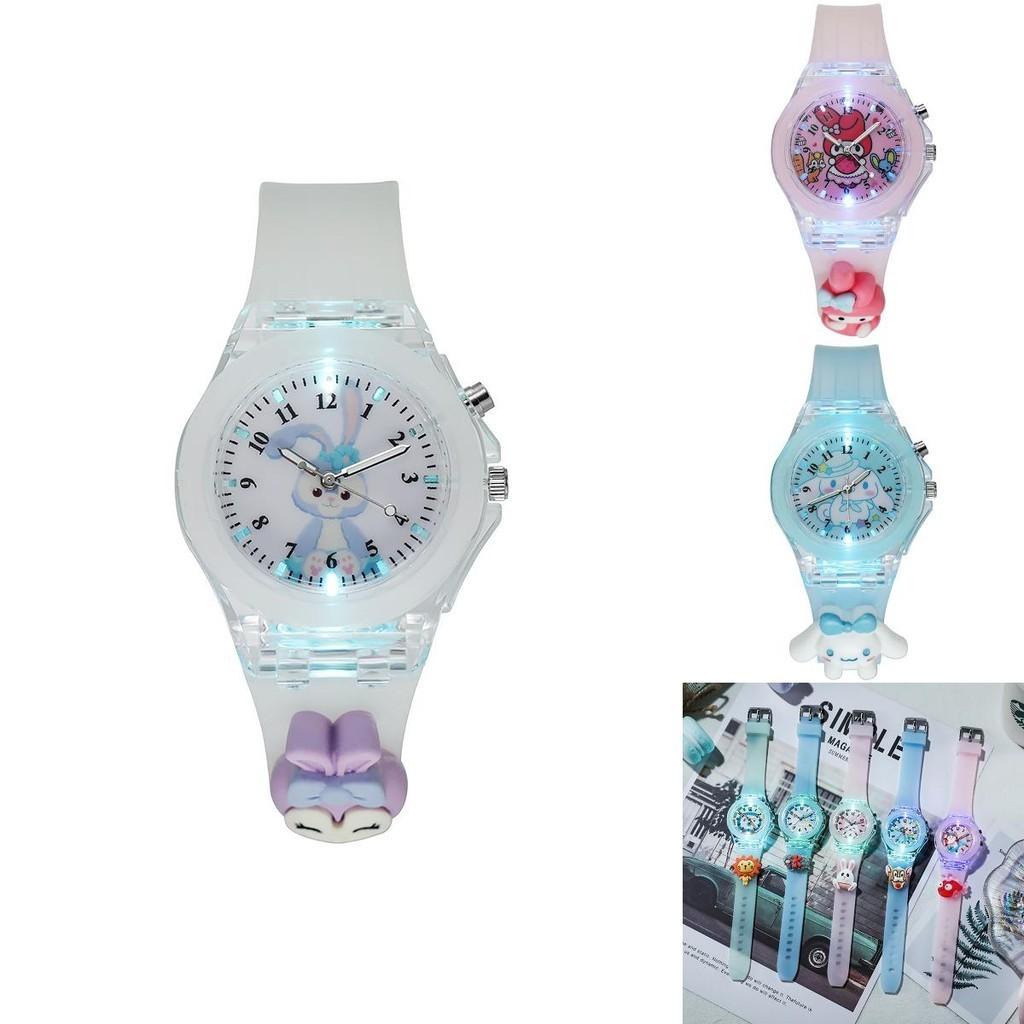 New Cartoon Primary School Children's Wholesale Watch Luminous Silicone Electronic Watch Doll Cross-border Hot-selling Characters)