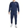 Nike Fitted Smooth Breathable Long Sleeve Sweatshirt Men Tops Midnight-Navy Lightning FZ0765-410