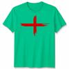 England St George Faded Flag Unisex Tshirt Top