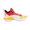 Li Ning Air Strike 10 Shock Absorption Mid-Top Basketball Shoes Men sneakers White Yellow Red ABAT089-8