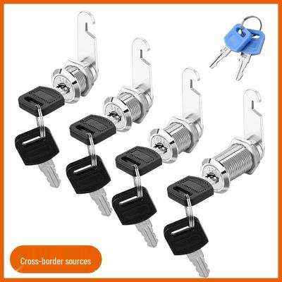 Master-Keyed Cam Lock for Drawers, Cabinets, Mailboxes, and Files