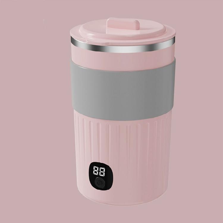 Portable Automatic Coffee Mixing Cup With Digital Screen And Food Grade Stainless Steel Interior For Fast Even Blending