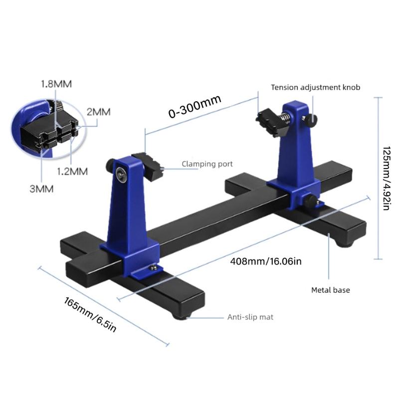 Multifunctional Welding Jig Tool Adjustable Fixing Fixture With Cable Clamp Slip Resistant Base For Electronics Assembly