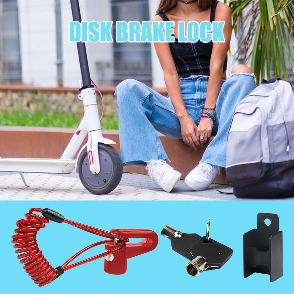 disc brake lock, electric scooter accessories, M365 electric scooter disc brake lock, universal disc brake lock
