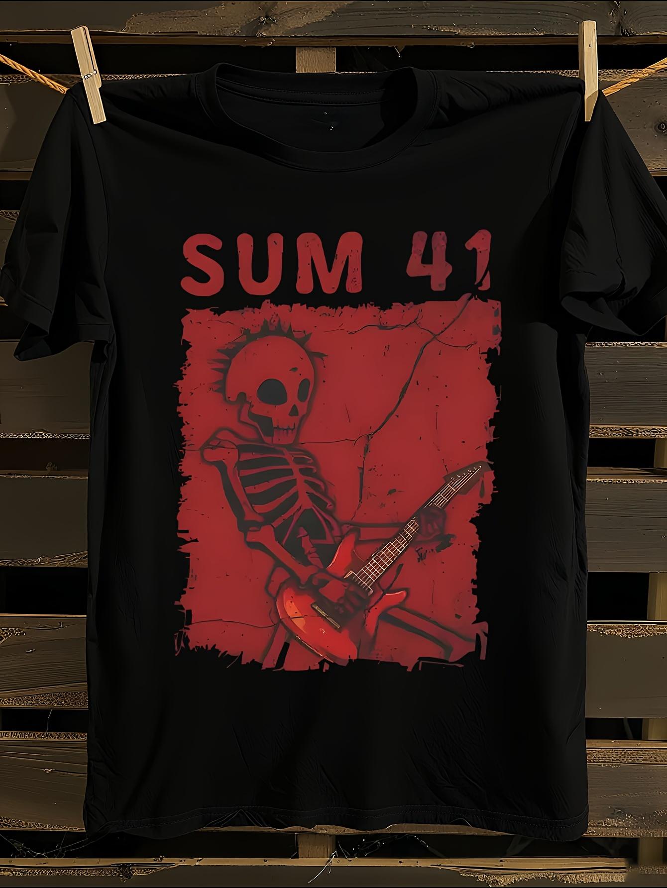 Skull and SUM 41 Graphic T-shirt XXXL
