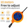 Retractable Travel Clothes Cord Adjustable 32ft/10M Camping Clothesline Laundry Drying Rope for Hotel Trip Outdoor Washing Lines