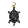 DIY Alloy Drip Oil Turtle Pendant Earrings & Keychain Accessories