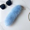 25cm Faux Fox Fur Tail Pendant Keychain for Bags & Accessories