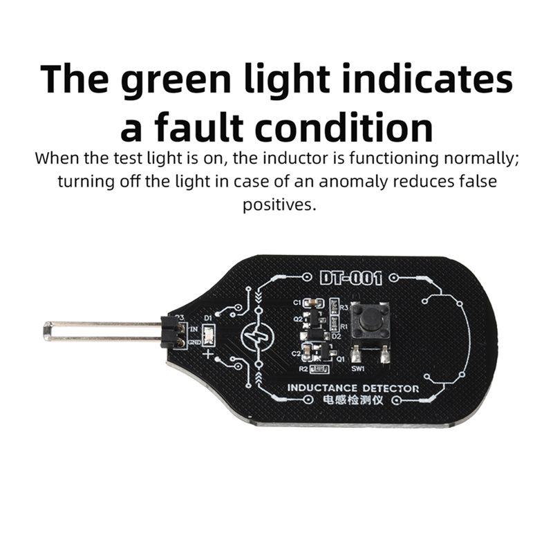 A25F-DT-001 Inductance Tester Detector With Button Battery Power-Portable PCB Inductance Meter