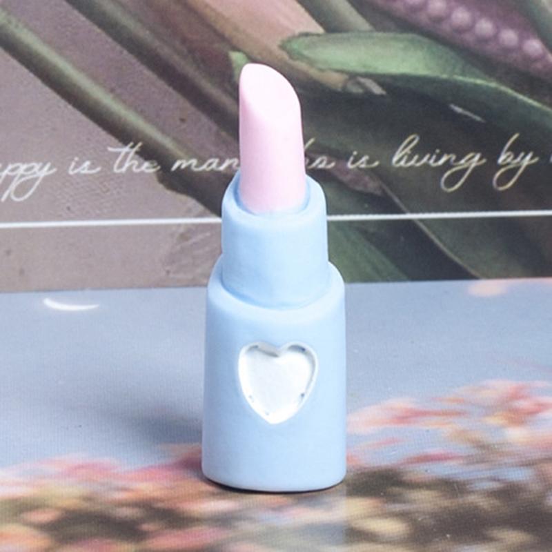 5 Stück Miniatur Niedlicher Lippenstift Simulation Kosmetik DIY Spielzeug Puppenhaus
