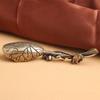 Brass Distressed Seedpod Lotus Leaf Tea Shovel Ornaments Kombucha Spoon Antique Collectible Artsy Object Old Bronze Factor