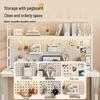 Iron Art Pegboard Bookshelf & Desk Organizer for Home or Dorm