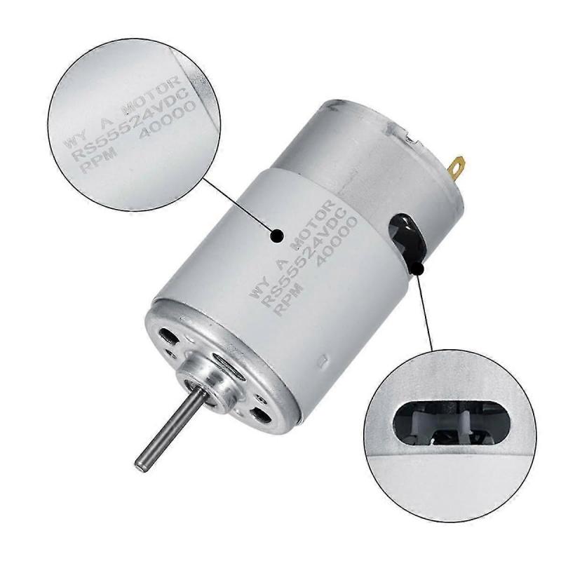 24V 40000RPM Electric Motor 2Pc,High Speed Motor RS555 Kids Ride On Toys Car Motors Kids Ride On Car