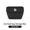 Car Trapezoidal Seat Gap Organizer PU Leather Storage Box Auto Accessories For VW Scirocco Jetta Passat GTI Tiguan Sharan Touran