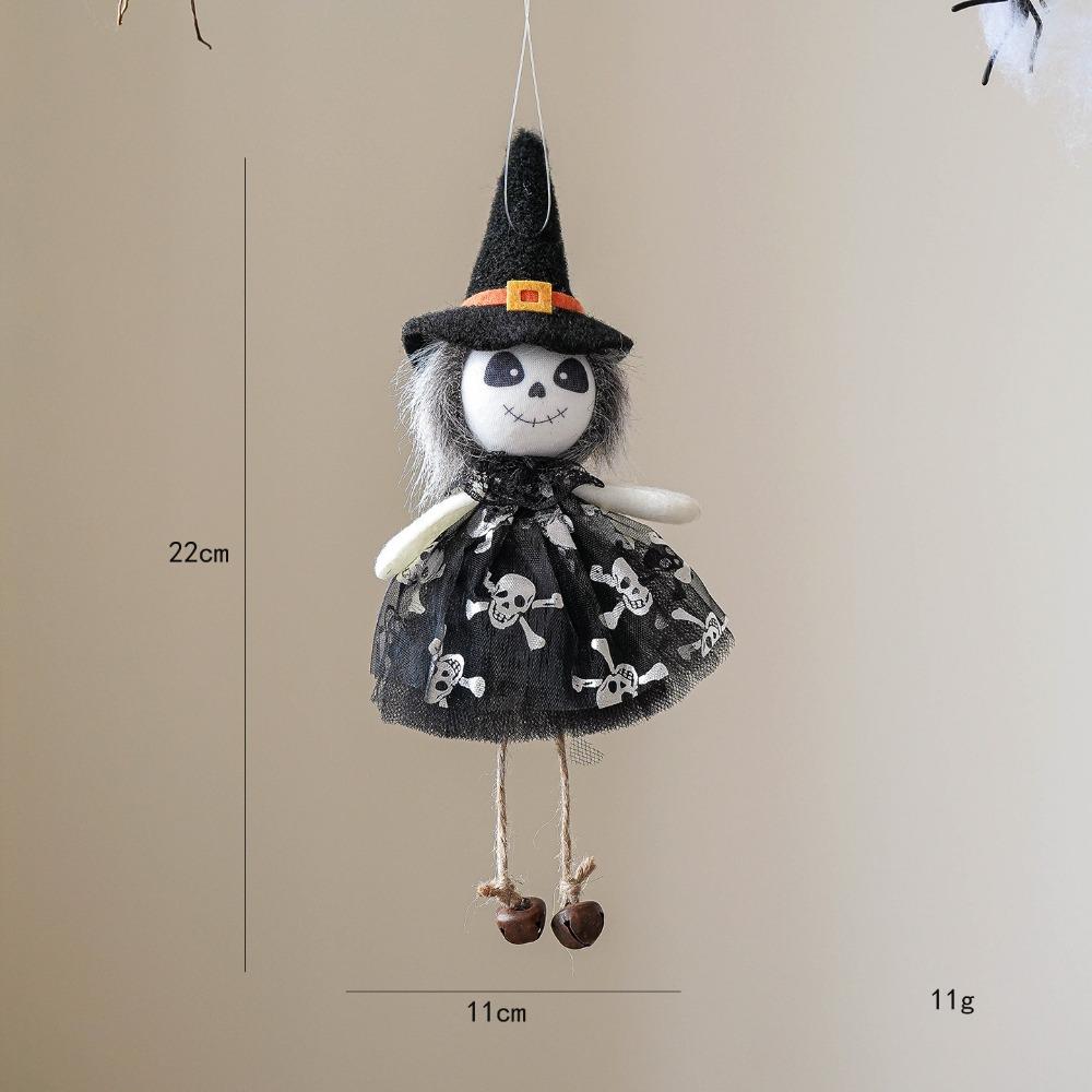 Ghost Witch Drop Ornament Multicolor Hang Decorative Dolls Halloween Hanging Decoration  Gift