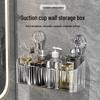 JINGRUIXIANG Bathroom Suction Cup Organizer Shelf