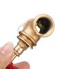 Vintage Steampunk 3/4'' Stop Valve Light Switch Red Handle W/ Wire For Pipe