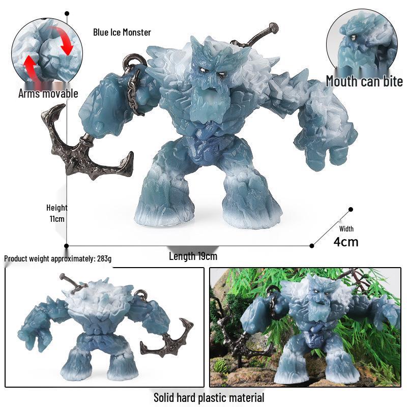 Mythical Beasts & Ancient Monsters: Kids Plastic Animal Models & Combat Turtle Sandbox Toys