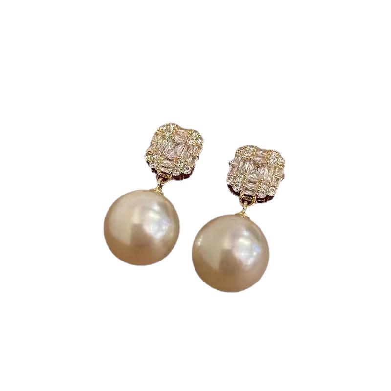 S925 Silver Pearl Luxury Versatile Earrings - High-End Summer Niche Design