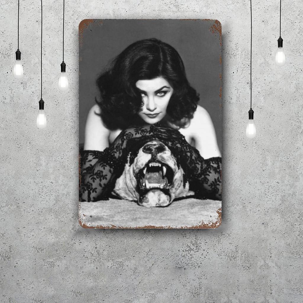 Sherilyn Fenn Retro Vintage Tin Sign Poster Decorative Plaque Metal Plate Wall Decor