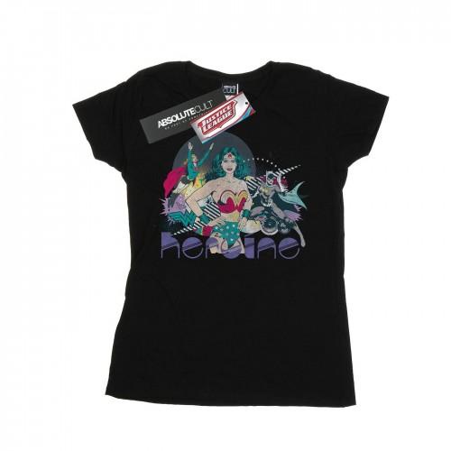 DC Comics Womens/Ladies Justice League Heroine Cotton T-Shirt