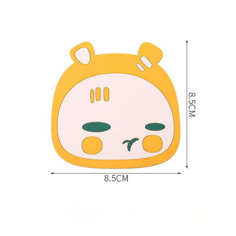 Tisch Hitzedämmmatte Heiß und Rutschfest Haushalt Cartoon Platzset Hochtemperatur Wasserdicht und Ölfest Schüssel