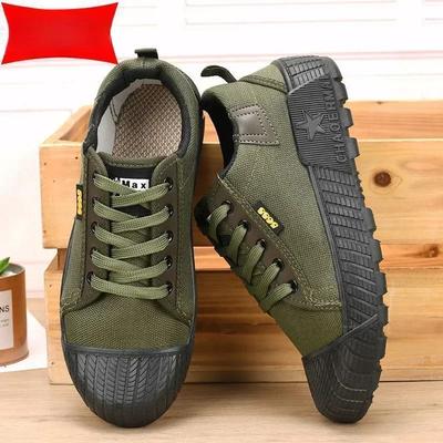 Zapatos de Lona de Moda para Hombre Transpirables para Exteriores Zapatos de Trabajo Antideslizantes Zapatillas Casuales para Hombre Suela Blanda Zapatos Planos para Caminar Casuales