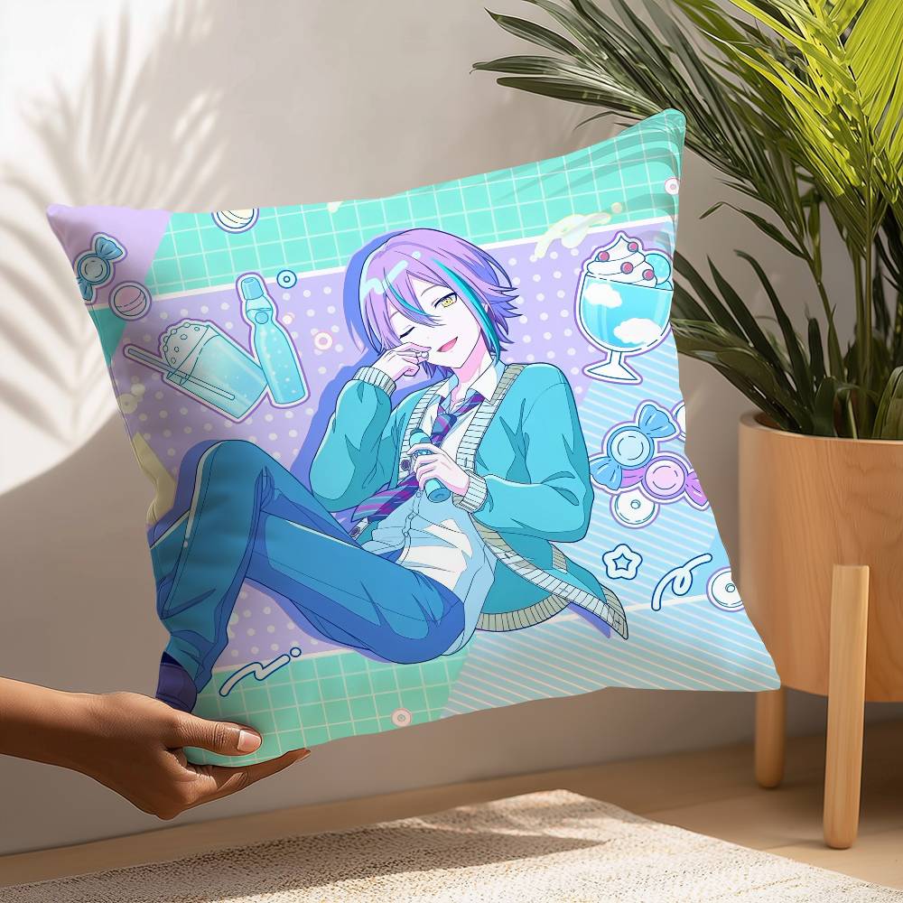 K-Kamishiro Rui Birthday Pillow Case Plush Fabric Soft Pillowcase Double Sided Print Cushion Cover Household Gifts