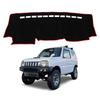 FUELHOOD Dashboard for Suzuki Jimny and Dash Protective Provides Sun Heat Reduced and Polyester Black with Red Interior Mat/Cover JB23, JB33, JB43.