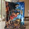 Soft Flannel Blanket Lightweight Cozy Bedroom Living Room CoverSpirited Away