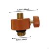 Camping Adapter Conversion Sturdy Metal Rustprood with Adjust Knob Tank Input Converter for